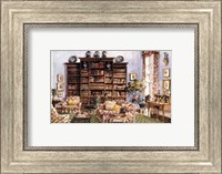 Library Sitting Room in an American Country House Fine Art Print