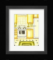 Retro Kitchen II Framed Print