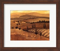 Golden Tuscany Afternoon II Fine Art Print