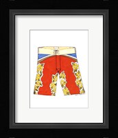 Surf Shorts (CI) II Fine Art Print