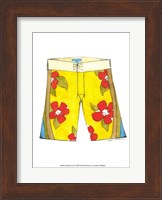 Surf Shorts (CI) IV Fine Art Print