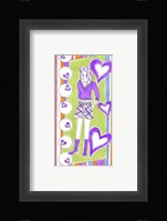 Glam Girls III Framed Print
