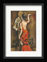 Salsa Framed Print