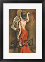 Salsa Framed Print