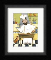 Jolly French Chef Fine Art Print