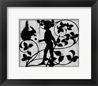 Child Silhouette I Framed Print