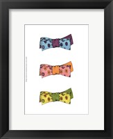 Tri Bow I Framed Print