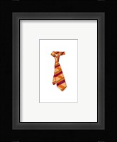 Uptown Tie IV Framed Print