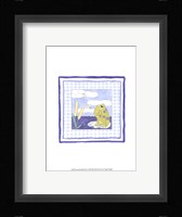 Frog with Plaid (PP) I Framed Print