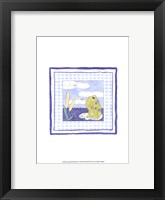 Frog with Plaid (PP) I Framed Print