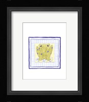 Frog with Plaid (PP) III Framed Print