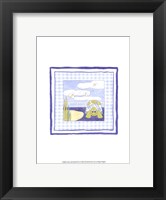 Turtle with Plaid (PP) II Framed Print