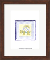 Turtle with Plaid (PP) III Fine Art Print