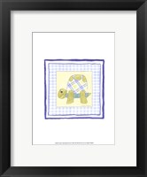 Turtle with Plaid (PP) III Framed Print