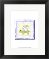 Turtle with Plaid (PP) III Framed Print