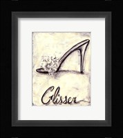 French Slipper Framed Print