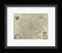 Thvringia Map Fine Art Print