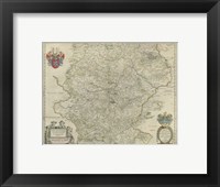 Thvringia Map Fine Art Print