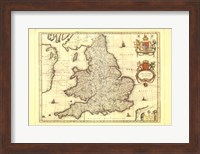 Anglia Map Fine Art Print