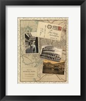 Post Cards from Rome Fine Art Print