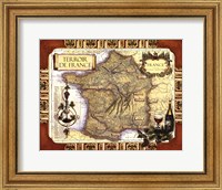Medium Wine Map (H) II Fine Art Print
