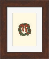 Small Holiday Wreath (H) Fine Art Print