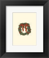Small Holiday Wreath (H) Fine Art Print