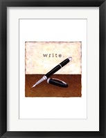 Write Framed Print