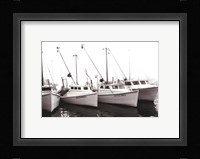 Work Boats Framed Print