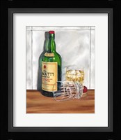 Scotch on the Rocks I Framed Print