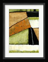 Acid Green Asphalt I Framed Print