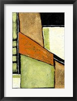 Acid Green Asphalt II Framed Print