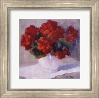 Red Geraniums Fine Art Print