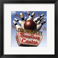 Ten Pin Alley Bowling Center Fine Art Print