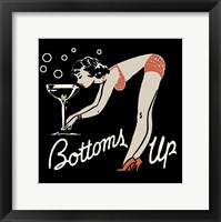 Bottoms Up Framed Print