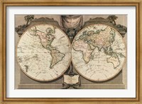 New Map of the World Fine Art Print