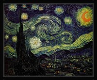 The Starry Night, c.1889 Framed Print