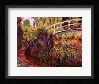 Le Pont Japonais Framed Print