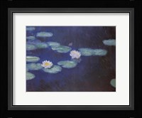 NYMPHEAS, 1897/1898 Framed Print