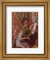 Two Young Girls at the Piano Fine Art Print