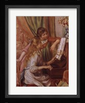 Two Young Girls at the Piano Fine Art Print