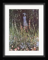 Madame Monet in Her Garden at Giverny Fine Art Print