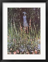 Madame Monet in Her Garden at Giverny Fine Art Print