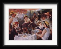 Luncheon of the Boating Party, c.1881 Framed Print