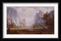 Looking Up The Yosemite Valley Fine Art Print