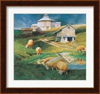 Octagonal Barn, 1988 Fine Art Print