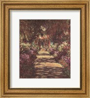 A Pathway in Monet's Garden at Giverny, c.1902 Fine Art Print