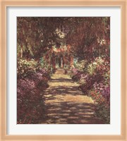 A Pathway in Monet's Garden at Giverny, c.1902 Fine Art Print