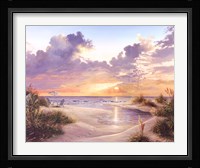 Paradise Sunset Framed Print
