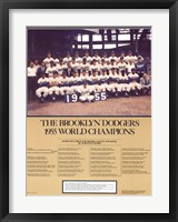 Brooklyn Dodgers, 1955 Fine Art Print